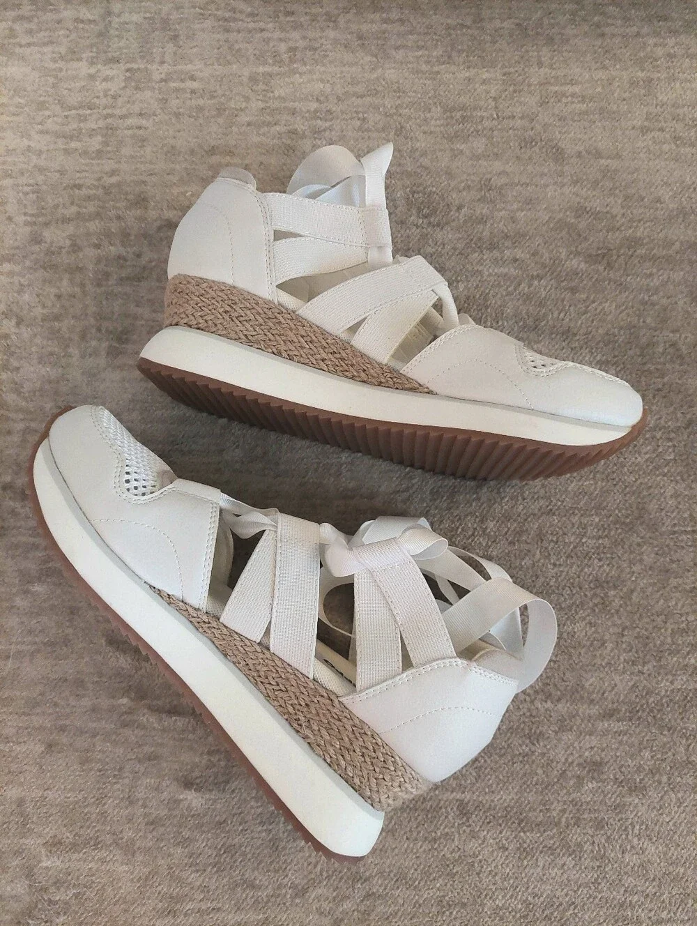 Gioseppo Muir Open Sneakers Espadrille Style With Straps Size 8 US (EU 39)